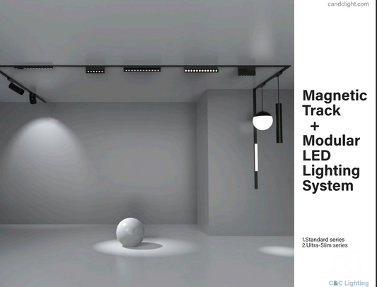 1M MAGNETIC TRACK 20MM BLC SURFACE